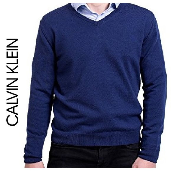 Calvin Klein Other - NEW💕Calvin Klein Fine Merino Wool V-Neck Sweater